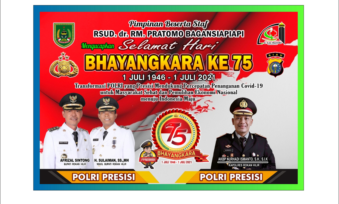 Pimpinan Beserta Staf RSUD dr. RM. Pratomo Bagansiapiapi